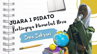JUARA 1 PIDATO PUTRI Pentingnya Menuntut Ilmu JUARA 1 PIDATO PUTRI Pentingnya Menuntut Ilmu