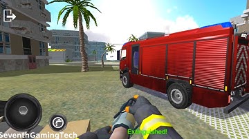 Wheel Upgraded Fire Rescue Truck 🔥🚒Fire Engine Simulator Mobile Gameplay (Android, iOS) FHD