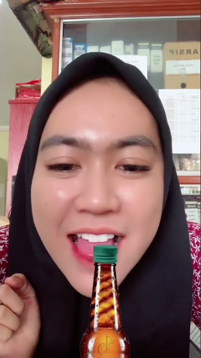 Treend Tiktok Jilat Tutup Botol #shorts