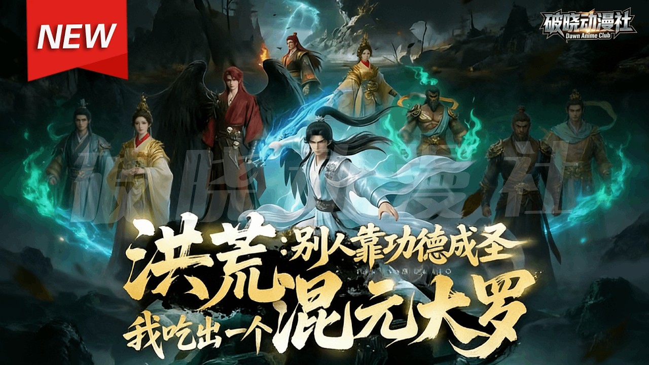 MULTISUB📢新番上线《洪荒：别人靠功德成圣，我吃出一个混元大罗》第1~54集丨白璟穿越洪荒，化身净世白莲，为避被炼化的宿命，掌吞噬大道、拥盘古遗泽，拒绝鸿钧成圣圈套，以力证道！#破晓动漫社