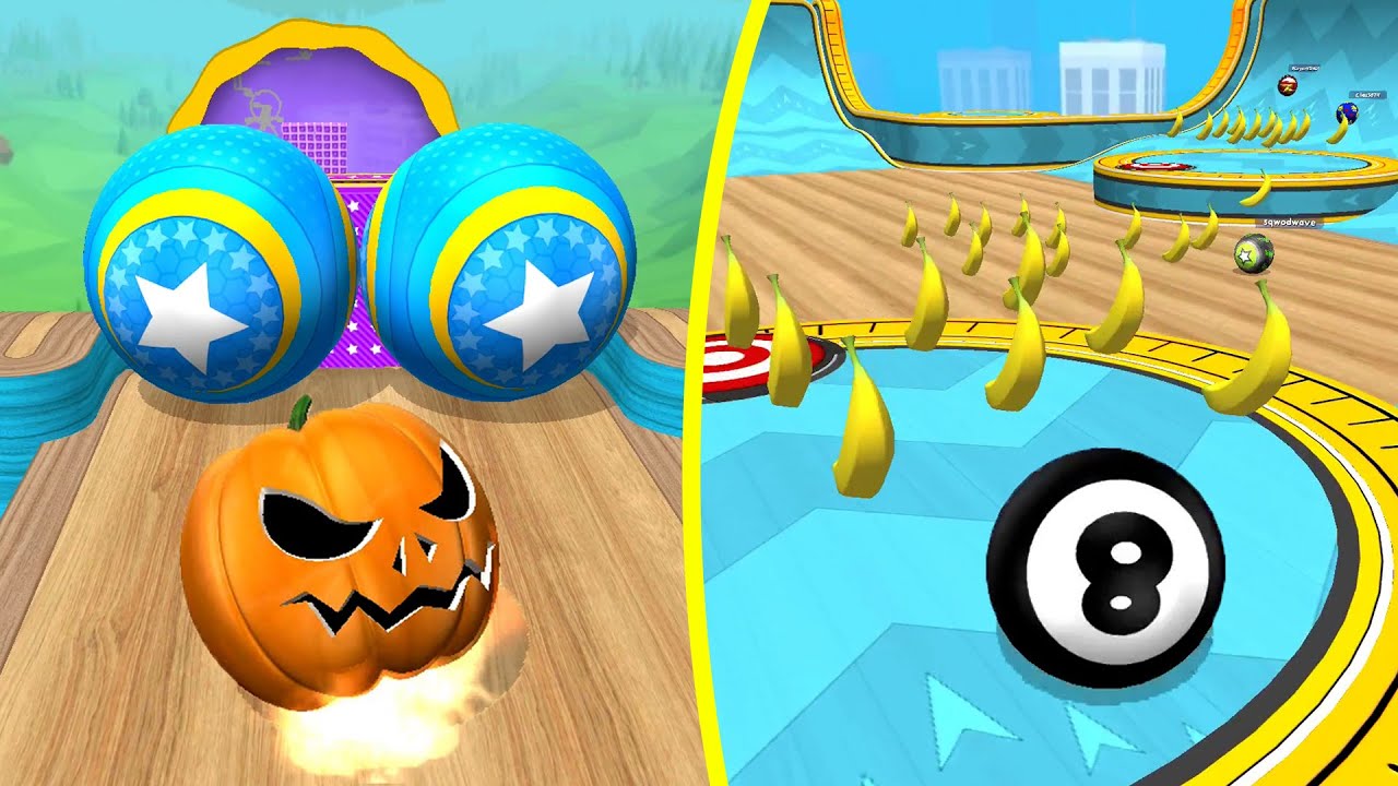 🔥🤩🎃🎱Banana Frenzy Vs Portal Run Going Balls New Update Gameplay #16
