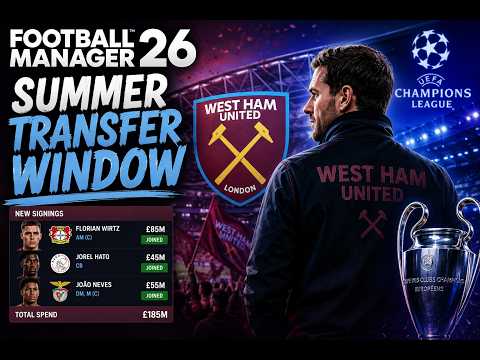 West Ham Prem Champions Now for the Champions League? #FM26