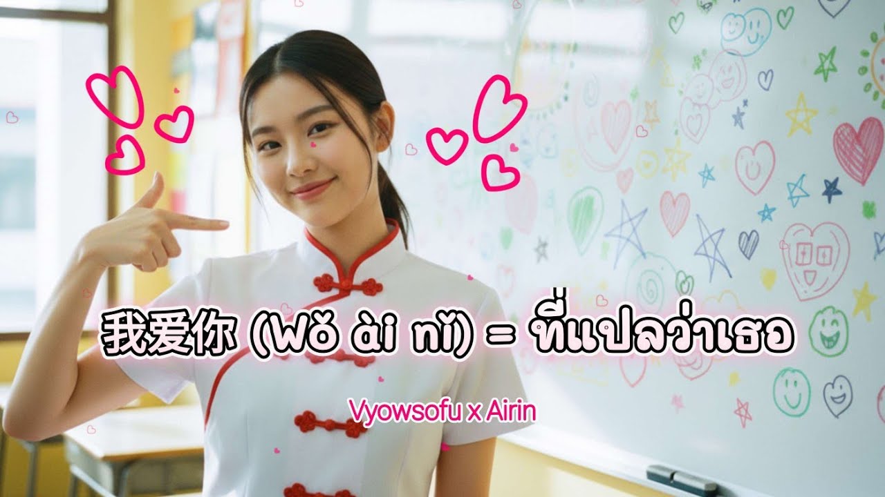 ที่แปลว่าเธอ - Vyowsofu x Airin (อ้ายหลิน) [Official Lyrics Video]
