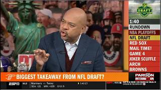 Famous Pardon The Interruption | Wilbon on Cowboys draft Caleb Downs - Giants draft Arvell Resse - Eagles? Net Worth