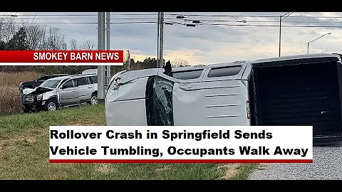 Rollover Crash in Springfield Sends Vehicle Tumbling, Occupants Walk Away