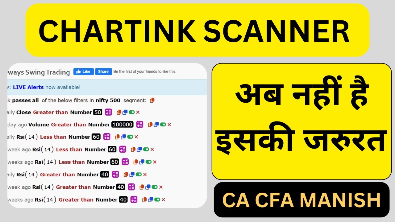Chartink Premium Version ki अब नहीं है जरुरत | Best Intraday Stocks ...