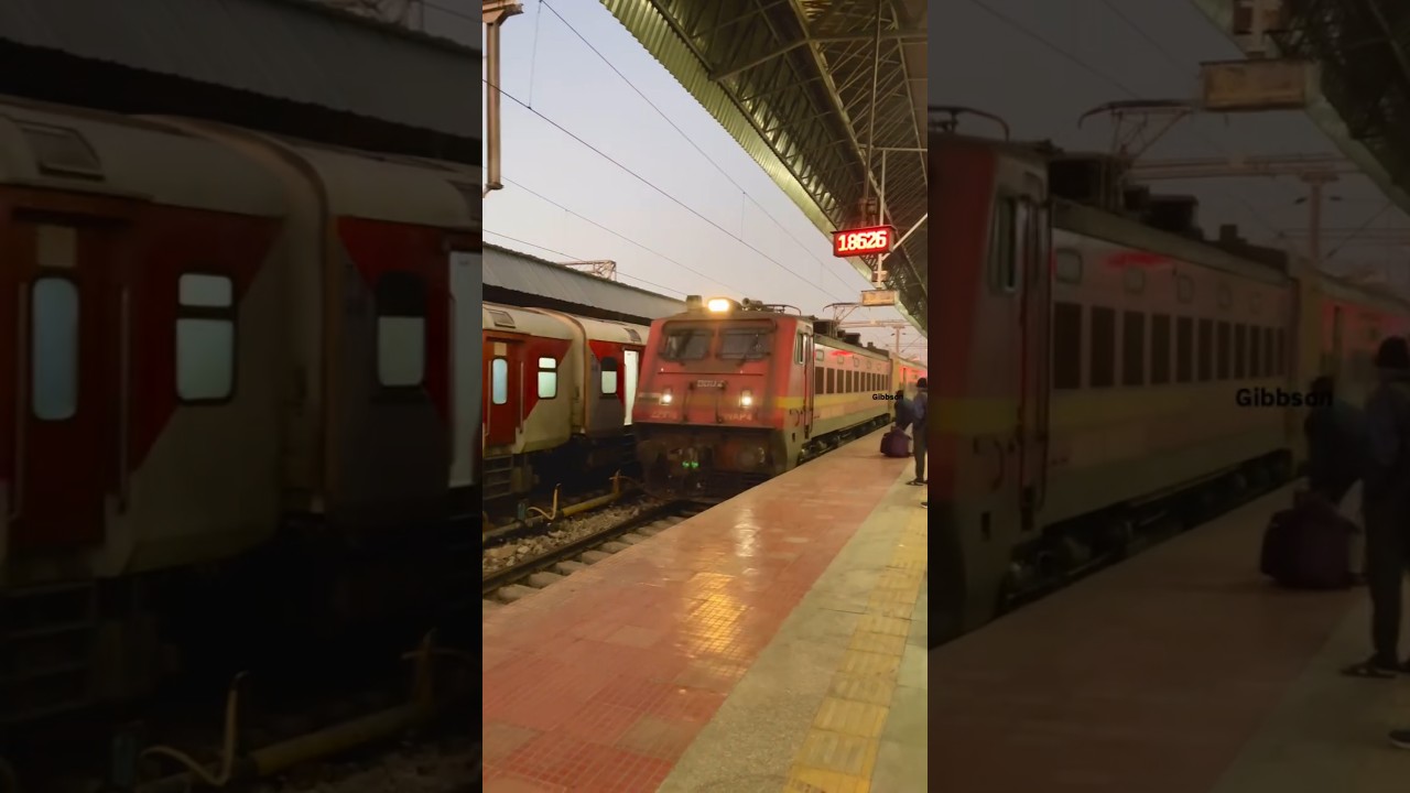 18626 Hatia Purnea Court Kosi Super Express Arriving At Ranchi Junction!!