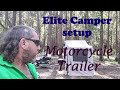 BEST Motorcycle Camper Trailer ELITE CAMPER #harleydavidson #campingaustralia #motorcyclecamping