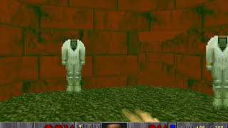Doom level E3M7, Gate to Limbo: Keys & exit (example 2)