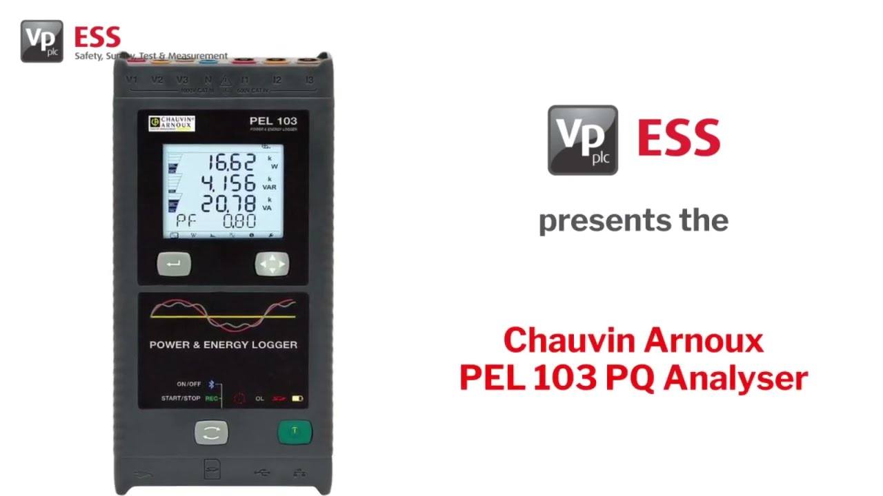 Chauvin Arnoux PEL 103 PQ Analyser