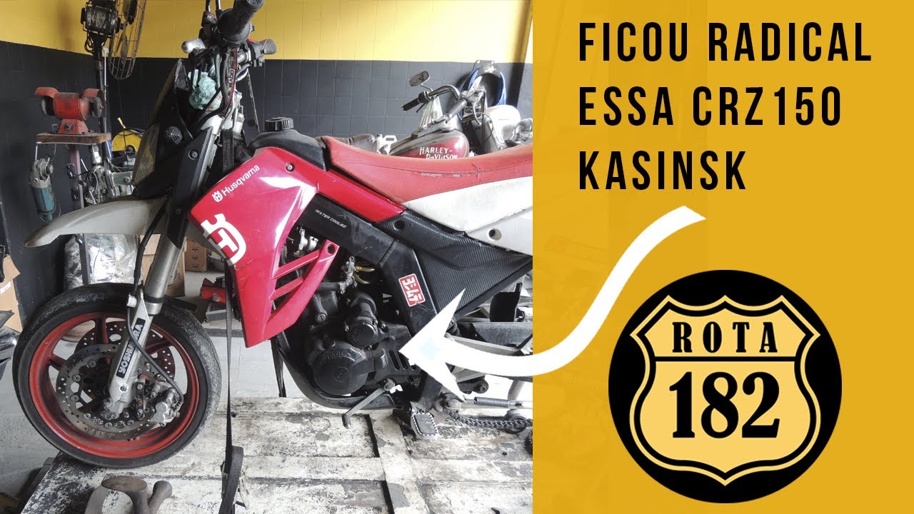 Customização radical na moto Kasinsk 150 CRZ - ROTA 182