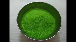 sankranti muggulu || How To Make Rangoli Colours At Home || Rangoli with White Sand (Green Colour) screenshot 5