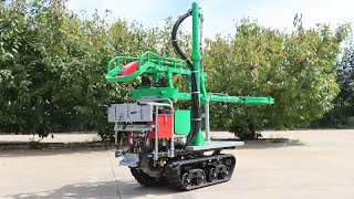 crawler self propelled type jujube tree shaker machine