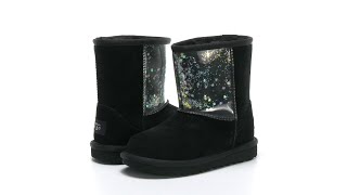 UGG Kids Classic II Clear Glitter (Toddler/Little Kid) SKU: 9524876