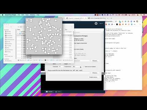 VoidDraw Processing Tutorial - 09: Animation, saveFrame(), QuickTime Movie Maker, Dateitypen