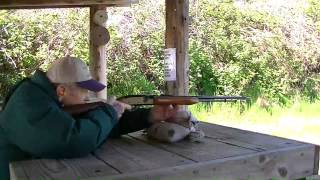 Grandpa Shooting .22Lr Rifle