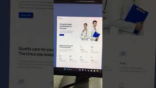Medical website landing pages #medical #ui #webdesign #uxdesign #socialmedia #webseries #design