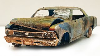 Chevrolet SS (1966) Restoration Abandoned Old Car! Repair a Damaged Model Car