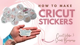 💌REQUESTED STICKER TUTORIAL: how to make stickers with CRICUT, MAKER 3 screenshot 4