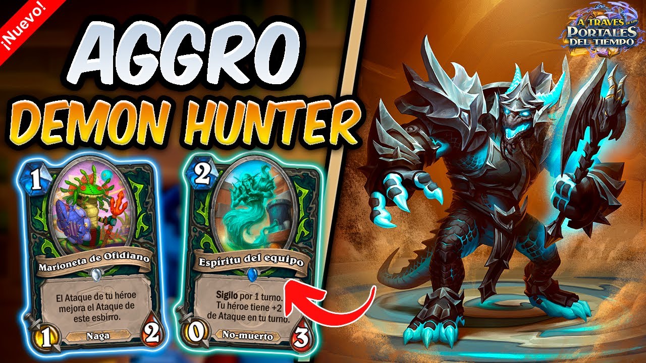 El AGGR0 SIGUE VIVO con Demon Hunter !!│DEMON HUNTER AGGRO│PORTALES DEL TIEMPO