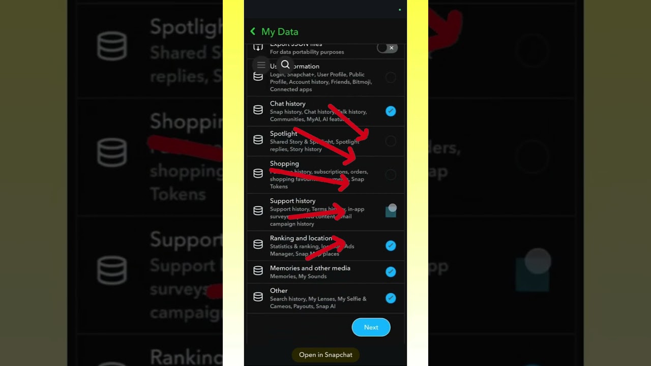 ACCESS CHAT HISTORY IN SNAPCHAT VEED