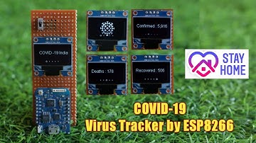 COVID-19 Realtime Status by ESP8266 || Interfacing ESP8266 With OLED Display