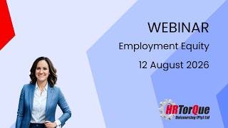 Webinar - Employment Equity 2026