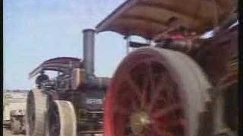 Traction engines at work