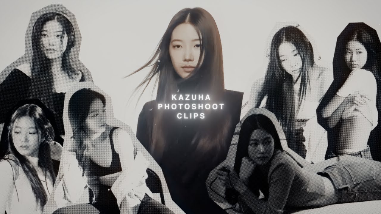 kazuha photoshoot clips for editing