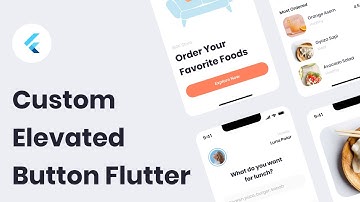 Create & Custom Elevated Rounded Button Flutter Tutorial