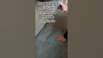 how to tell if there is an effective DPM in a concrete slab