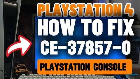 How To Fix PS4 CE-37857-0 Playstation Console Cannot Recognise the USB