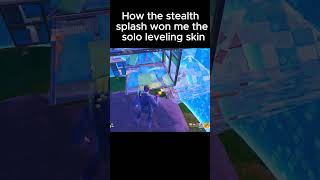 Stealth splash is OP #fortnite #realeasethehounds #fortniteclips #fortnitemontage #gaming