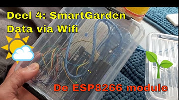Deel 4 - Data dashboard Arduino voor de schooltuin via ESP8266 en WiFi.