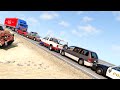 Beamng drive  cars  trucks vs big headon crash