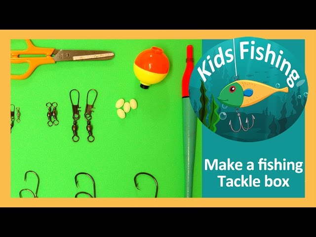 Make a saltwater fishing tackle box - Kids Fishing 