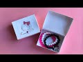 CAIXA PARA KIT DE PULSEIRAS/COLAR DIY /PAP/TUTORIAL -CAIXA DE PAPEL