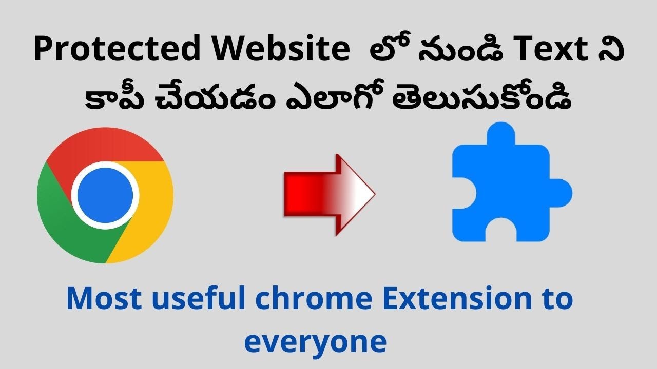 allow copy text From protected Website| chrome extension| copy text ...