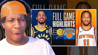 BOJAN & BURKS DEBUT! Lvgit Reacts To PACERS at KNICKS | FULL GAME HIGHLIGHTS | February 1, 2024