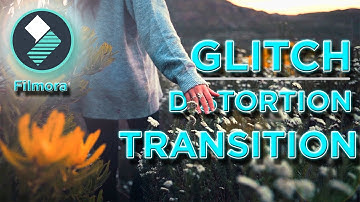 Glitch Distortion Transition On Filmora9 | Glitch Transition Effect 2020