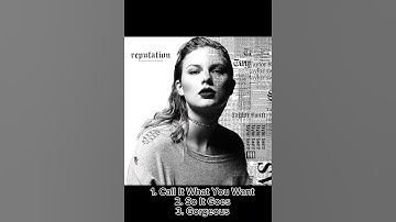 My top 3 songs from each album #taylorswift #swifties #shorts