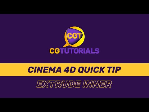 Cinema 4D Quick Tip - Extrude Inner