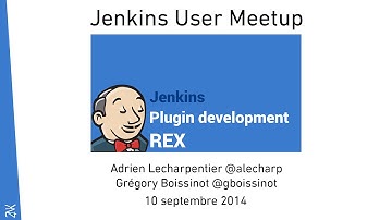 Jenkins Plugin development - Grégory Boissinot & Adrien Lecharpentier