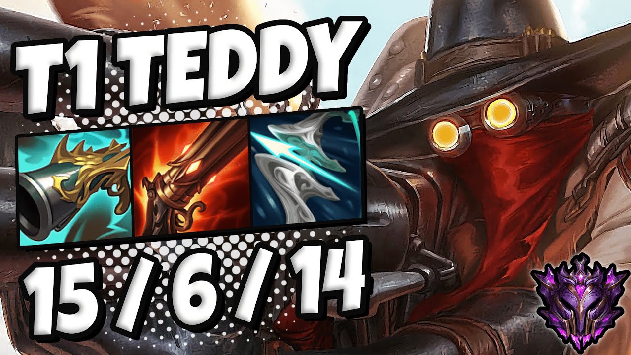 T1 Teddy Jhin vs Twitch [ ADC ] Ranked Master EUW ✅