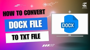 How to Convert Docx File to txt File