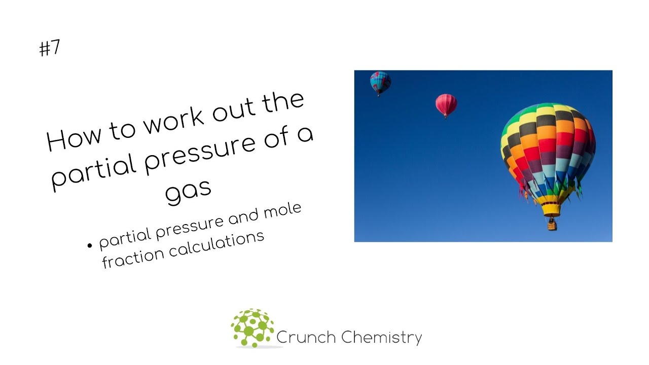 How To Work Out The Partial Pressure Of A Gas YouTube