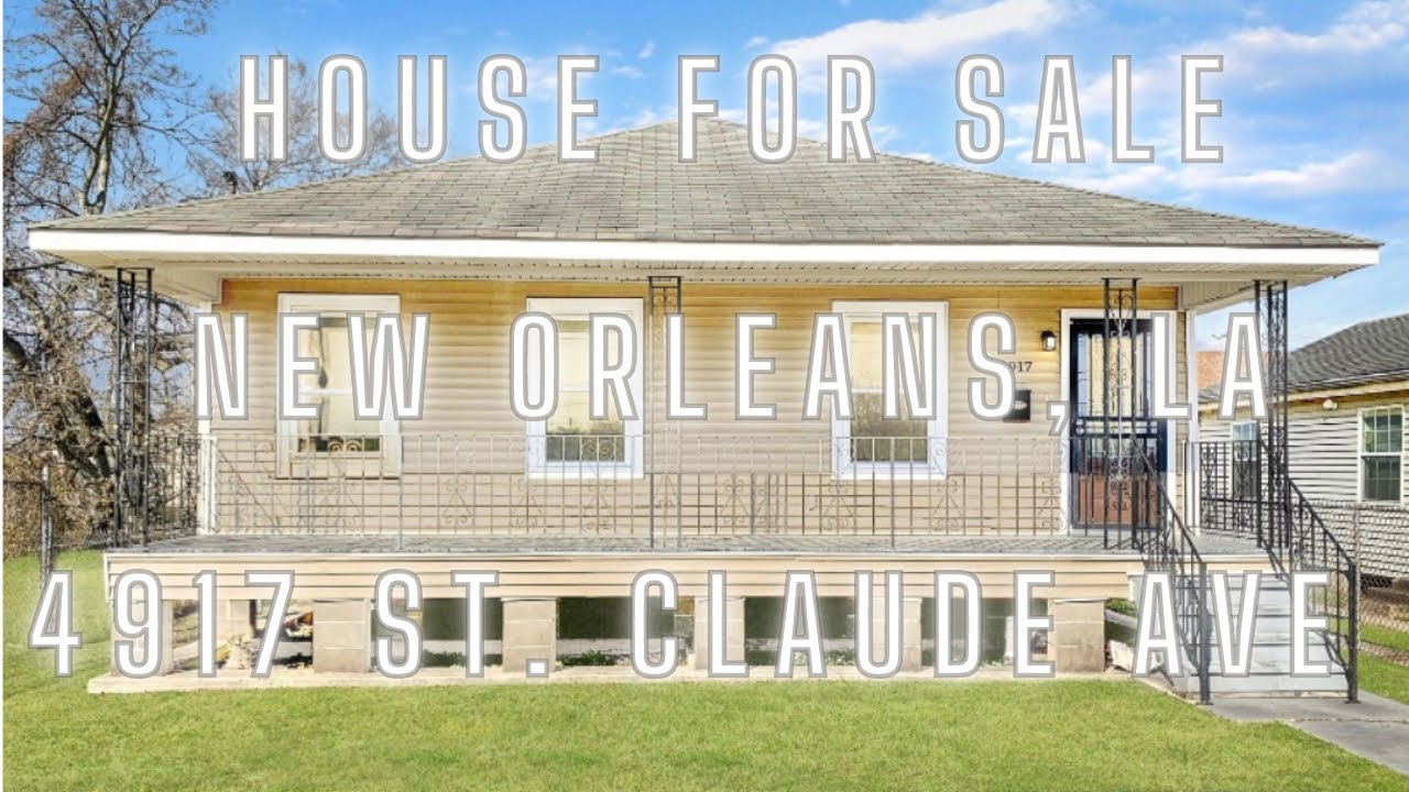 House for Sale! New Orleans, La. 4917 St. Claude Ave. Virtual Open