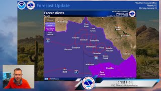1/23 Phoenix Weather Briefing: Wind, Snow, Cold Impact the Southwest