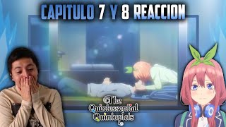 YOTSUBA ENAMORADA DE FUTARO!!! Go Toubun no Hanayome REACCIÓN | Temporada 1 - Episodio 7 y 8