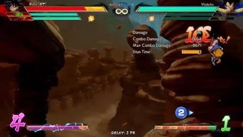 DBFZ Blue vegeta non spark loops